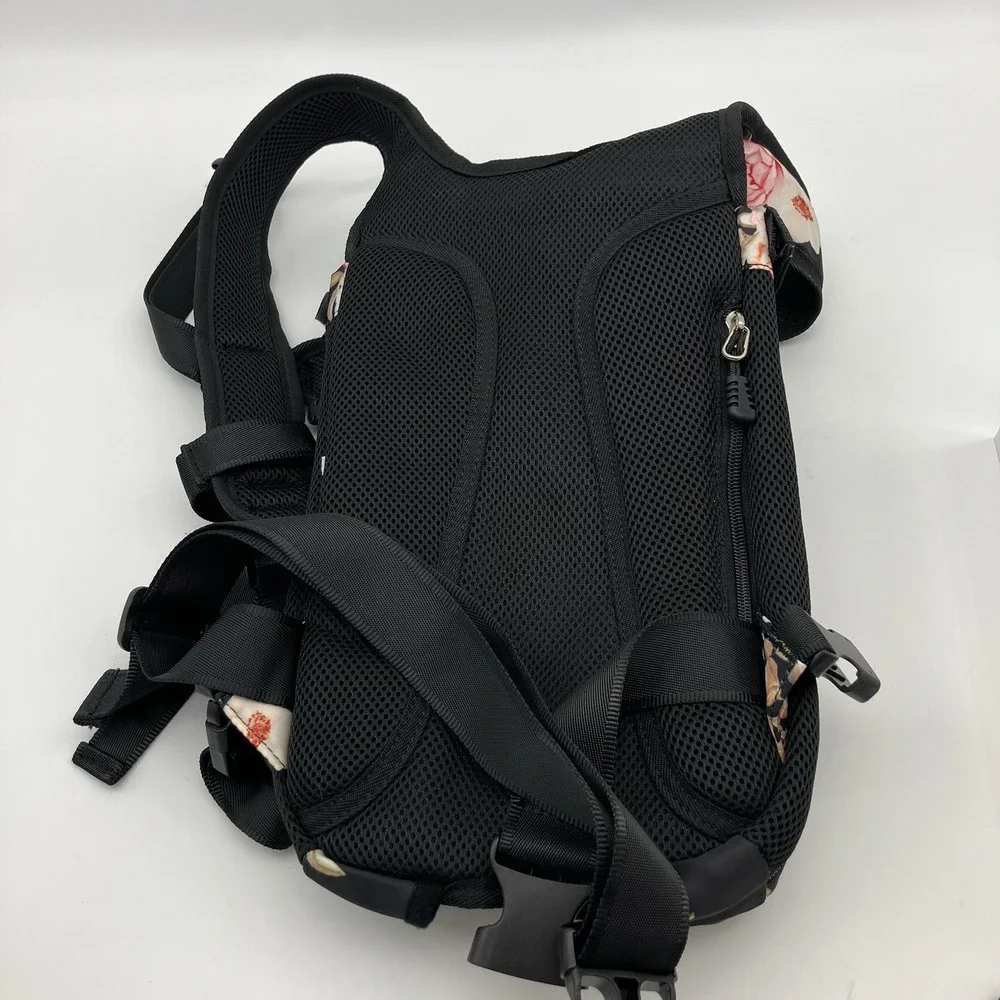 Petmolico Dog Cat Adjustable Pet Front Carrier XL Legs Out Travel Wearing Roses